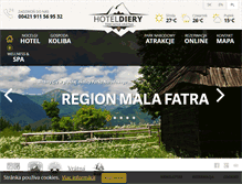 Tablet Screenshot of hotel-diery.pl
