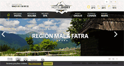 Desktop Screenshot of hotel-diery.sk